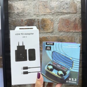 Fast charger and ear pod kit