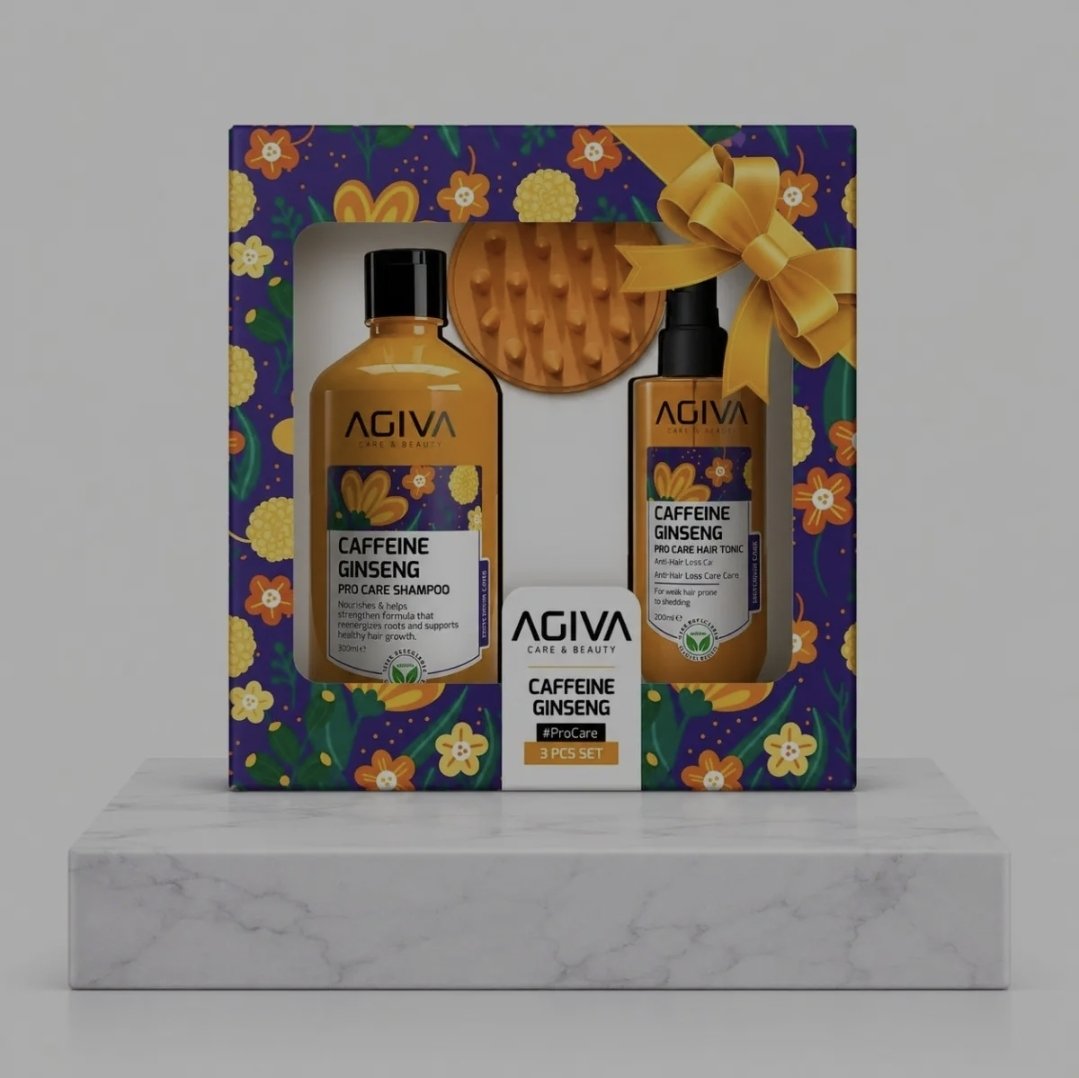 Agiva Caffeine & Gingseng 3pc Set